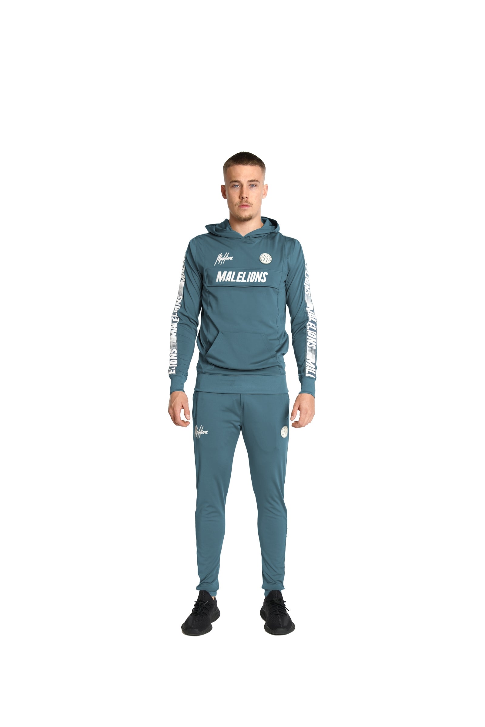 Malelions Sport Warming Up Tracksuit | Teal/White