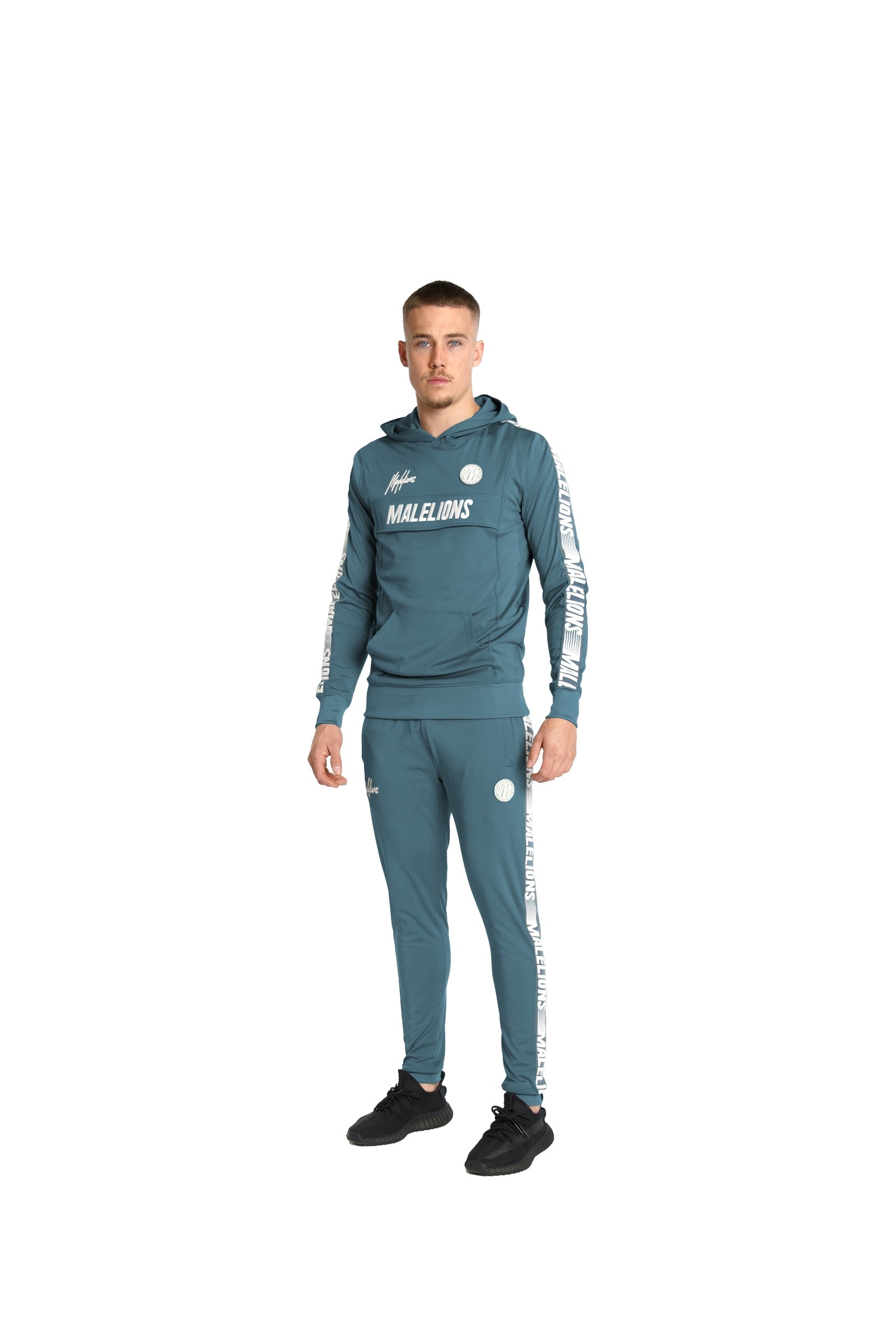 Malelions Sport Warming Up Tracksuit | Teal/White