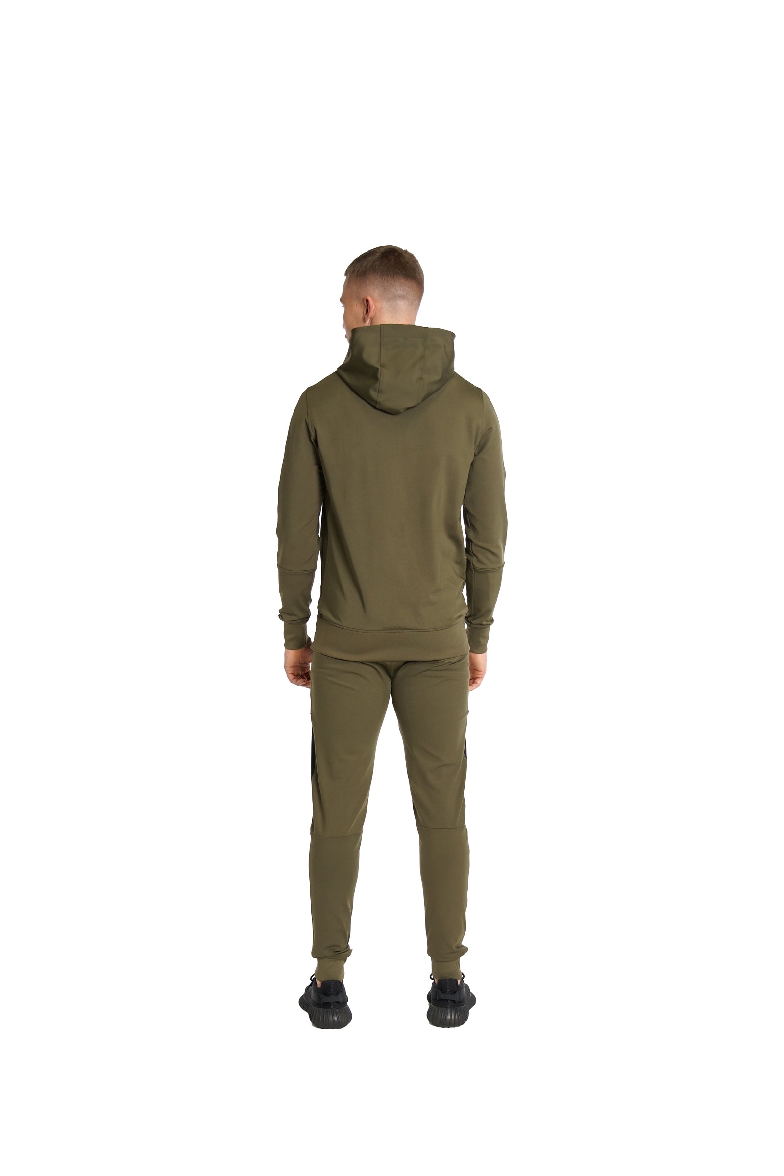 Malelions Sport Transfer Hooded Tracksuit | Army/Black