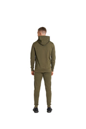 Malelions Sport Transfer Hooded Tracksuit | Army/Black