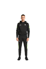 Malelions Sport Transfer Hooded Tracksuit | Black/Green