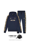  Malelions Sport Warming Up Tracksuit | Navy/Gold