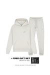  Malelions Men Split Tracksuit | Light Grey/Turquoise