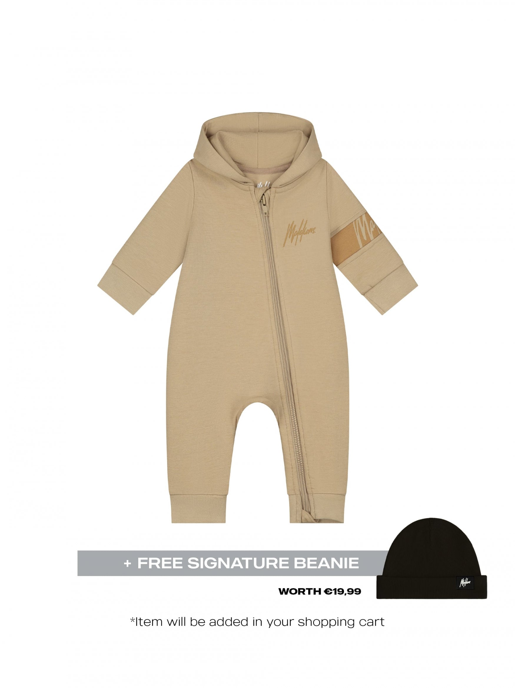  Malelions Baby Captain Tracksuit | Beige