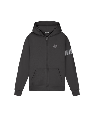 Malelions Men Captain Zip Hoodie | Antra Grey