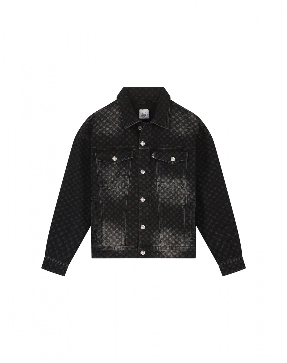 D1-SS23-15-900-Malelions-Women-Monogram-Denim-Jacket-Black_front.jpg