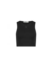 Malelions Women Motif Crop Top | Black