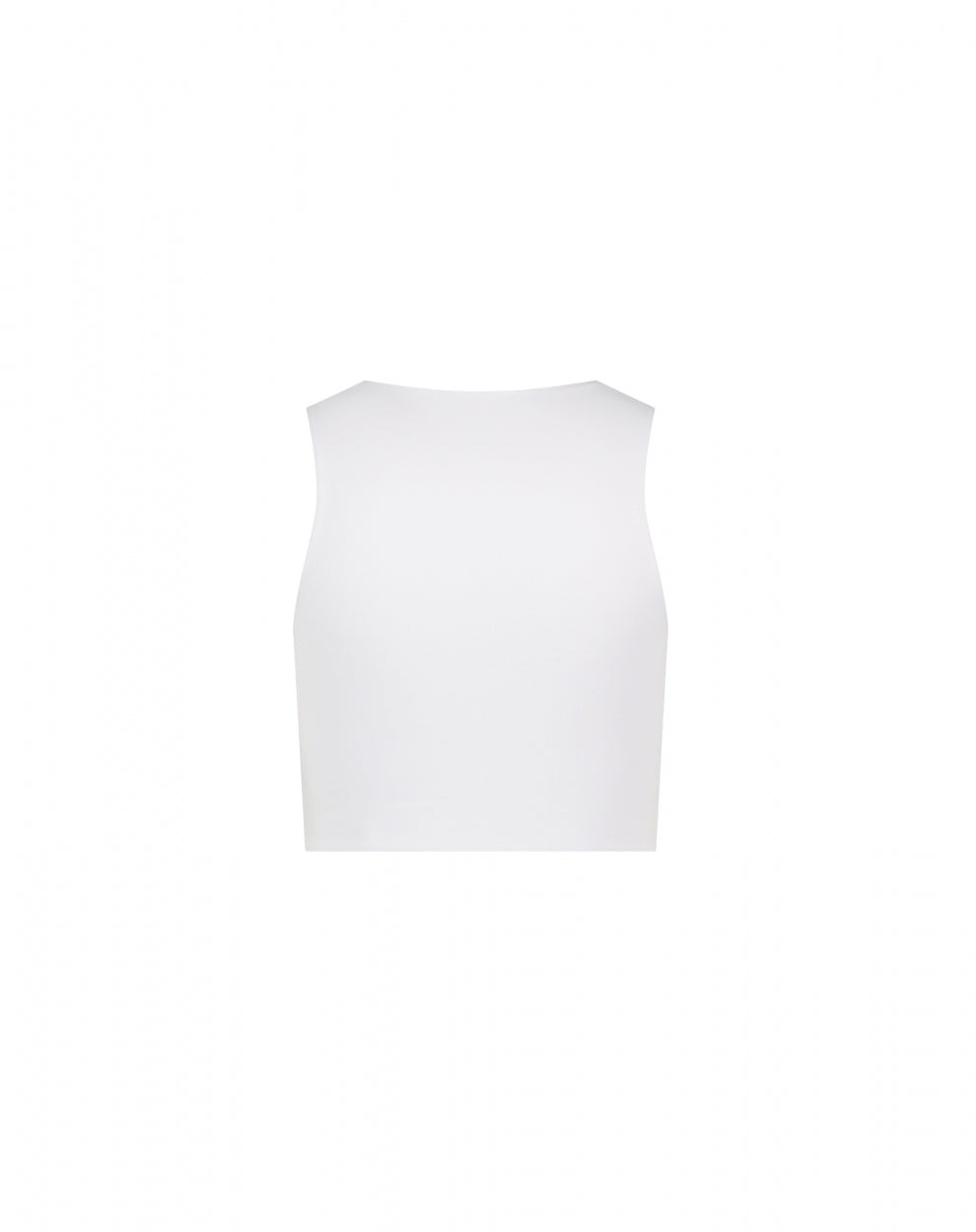 Malelions Women Motif Crop Top | White