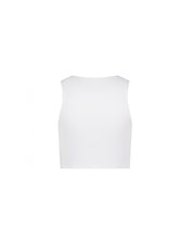 Malelions Women Motif Crop Top | White