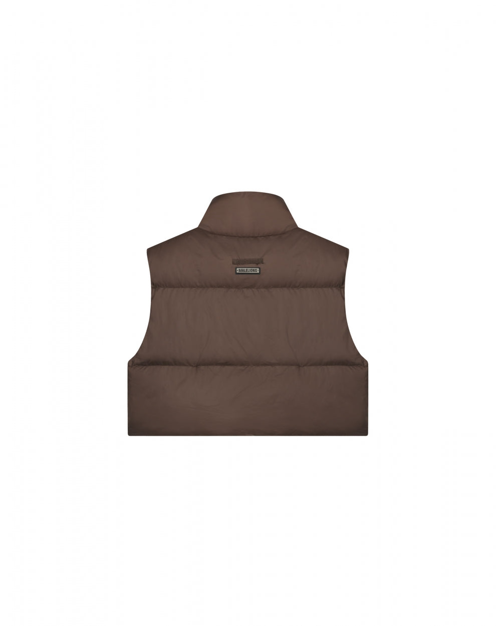 Malelions Women Cropped Bodywarmer | Brown