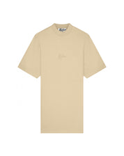 Malelions Women Firma T-Shirt Dress | Sand/Taupe