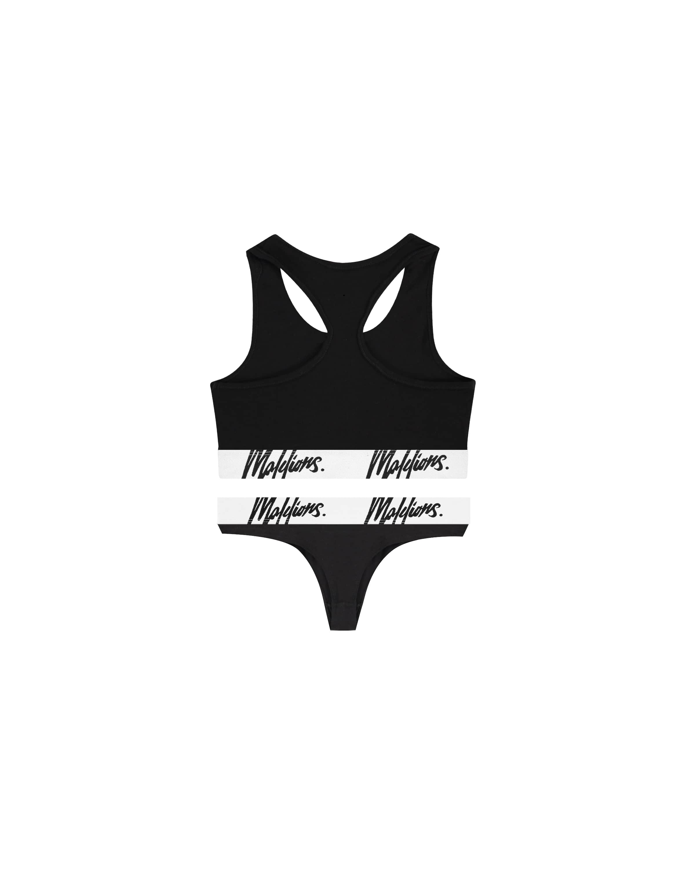 Malelions Women Bralette String 10-Pack | Black/White