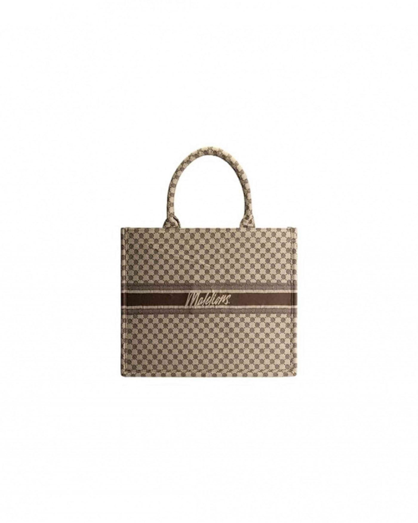  Malelions Women Monogram Tote Bag | Beige