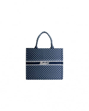 Malelions Women Monogram Tote Bag | Navy