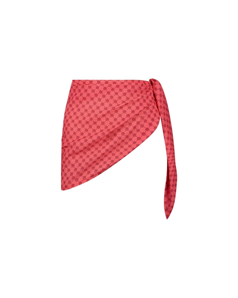  Malelions Women Monogram Sarong | Coral/Pink