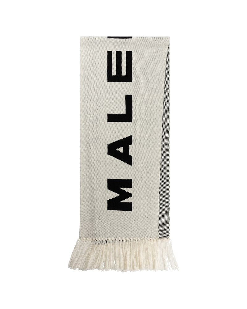 Malelions Women Logo Scarf- Beige Malelions