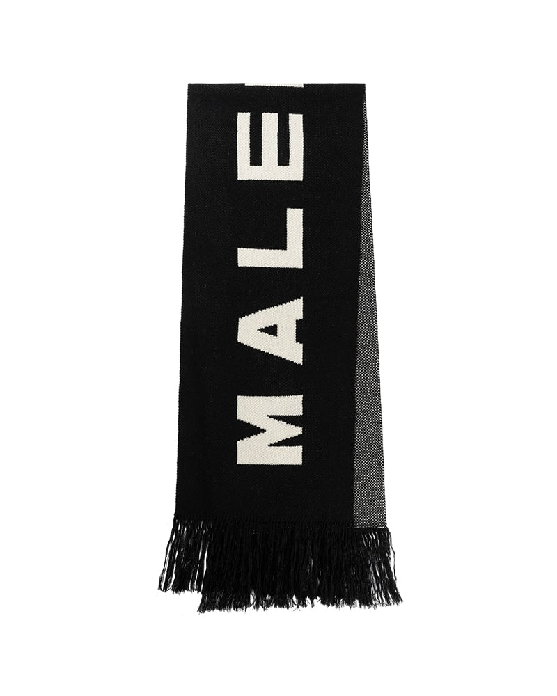 Malelions Women Logo Scarf- Black Malelions