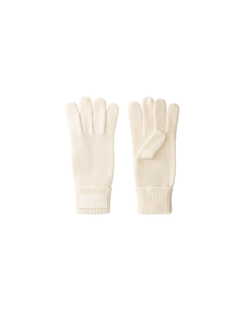  Malelions Women Logo Gloves | Beige