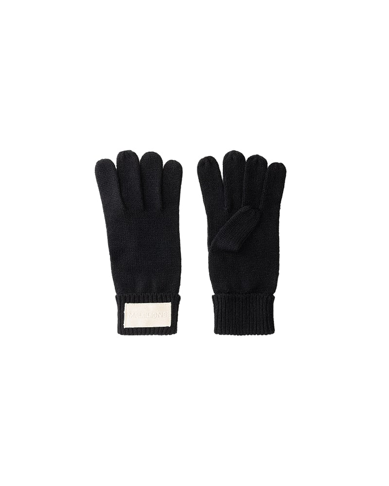  Malelions Women Logo Gloves | Black