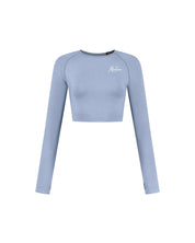 Malelions Women Sport Seamless Crop Top | Blue