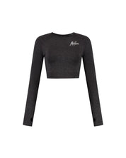 Malelions Women Sport Seamless Crop Top | Black