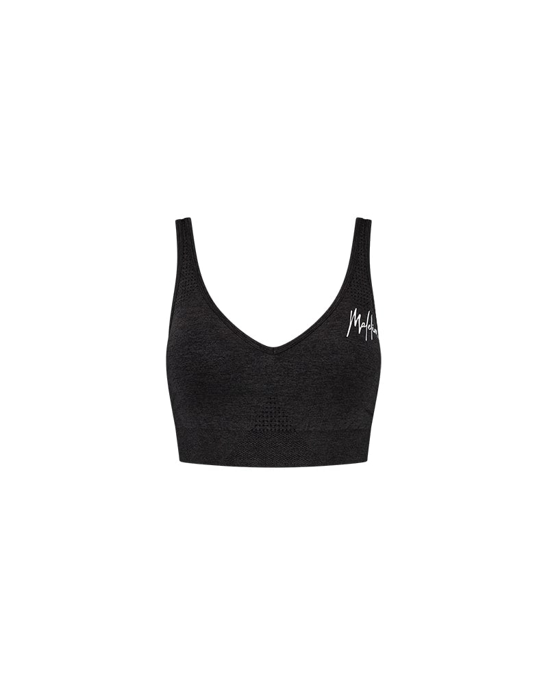  Malelions Women Sport Seamless Bra | Black