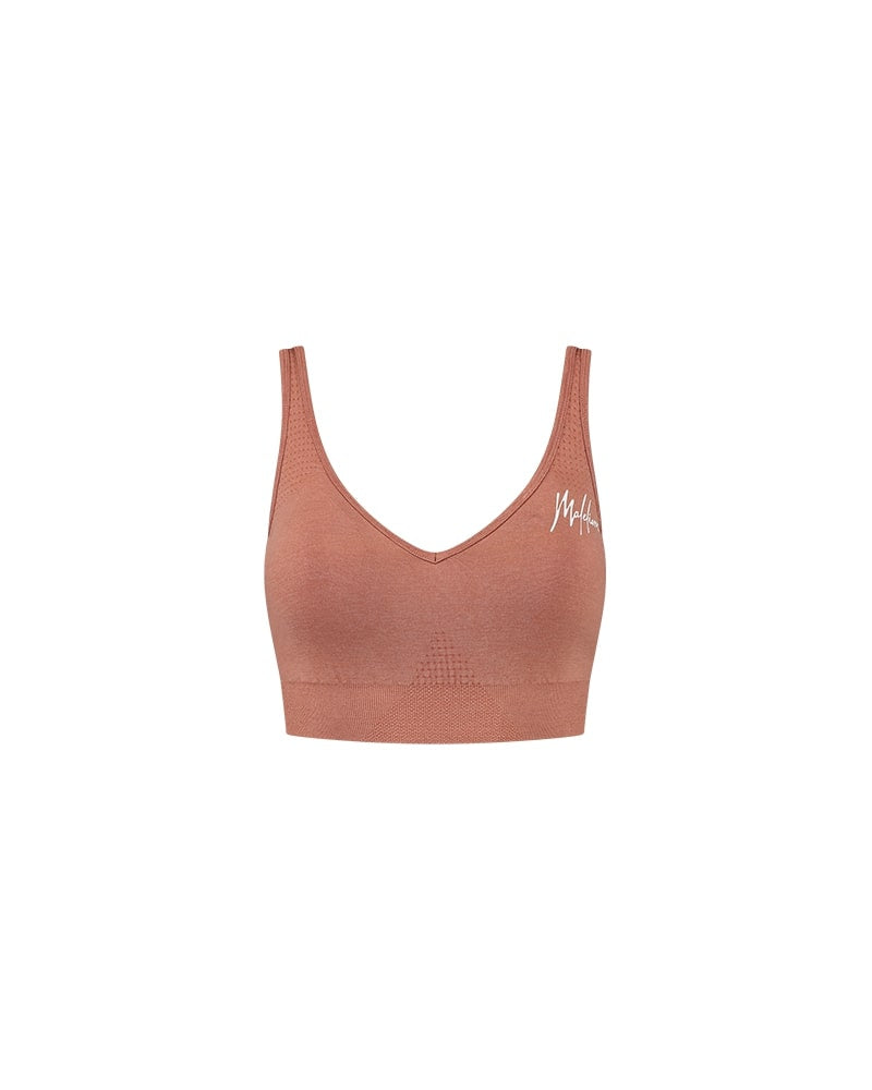  Malelions Women Sport Seamless Bra | Red