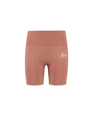 Malelions Women Sport Seamless Biker Shorts | Red