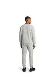 Malelions Men Striped Signature Sweater | Pearl Grey