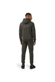 Malelions Men Striped Signature Hoodie | Vintage Green