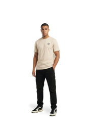 Malelions Men Gothic Tile T-Shirt | Light Taupe