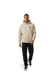 Malelions Men Gothic Tile Hoodie | Light Taupe
