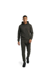 Malelions Men Striped Signature Hoodie | Vintage Green