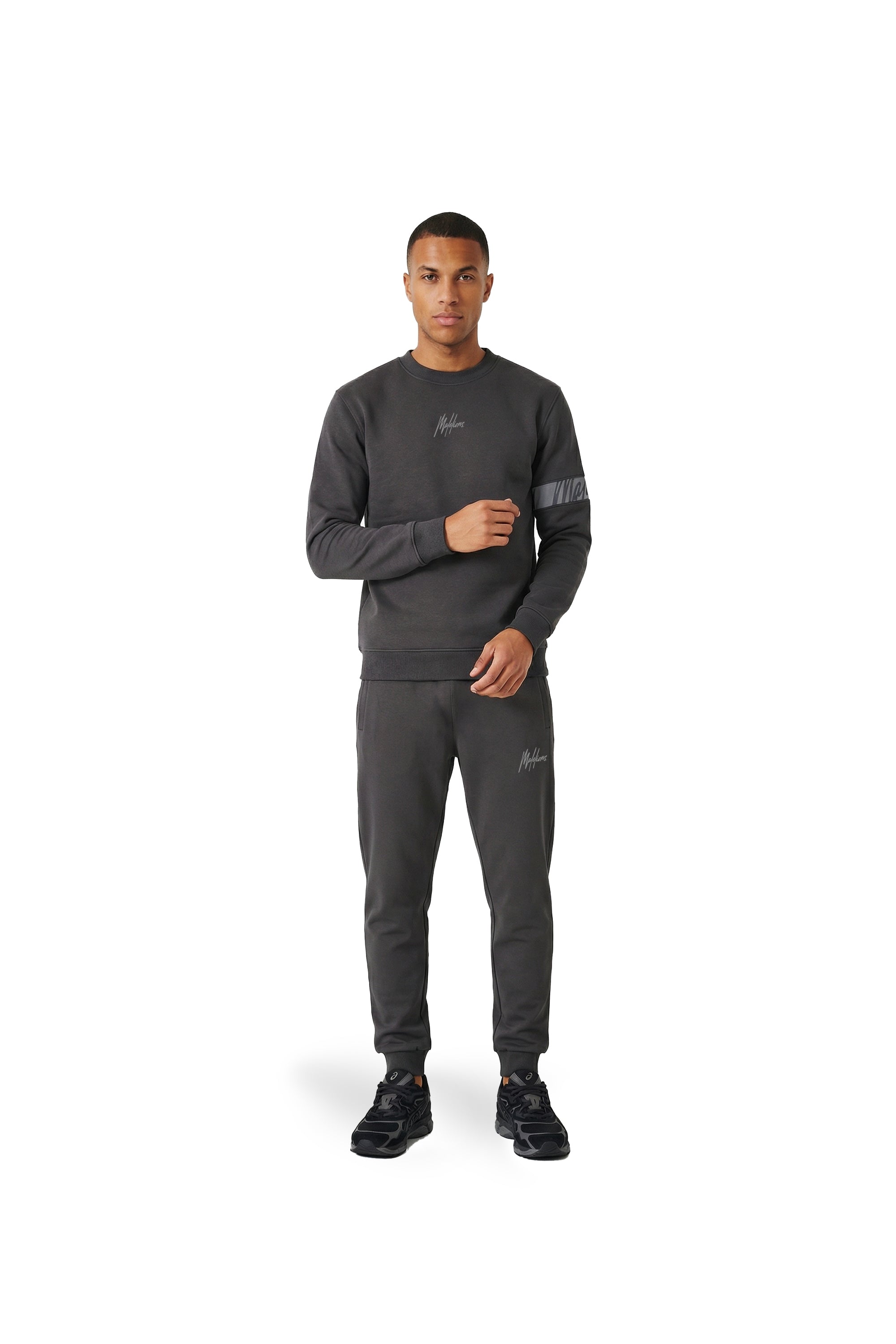 Malelions Men Captain Sweater | Antra Grey