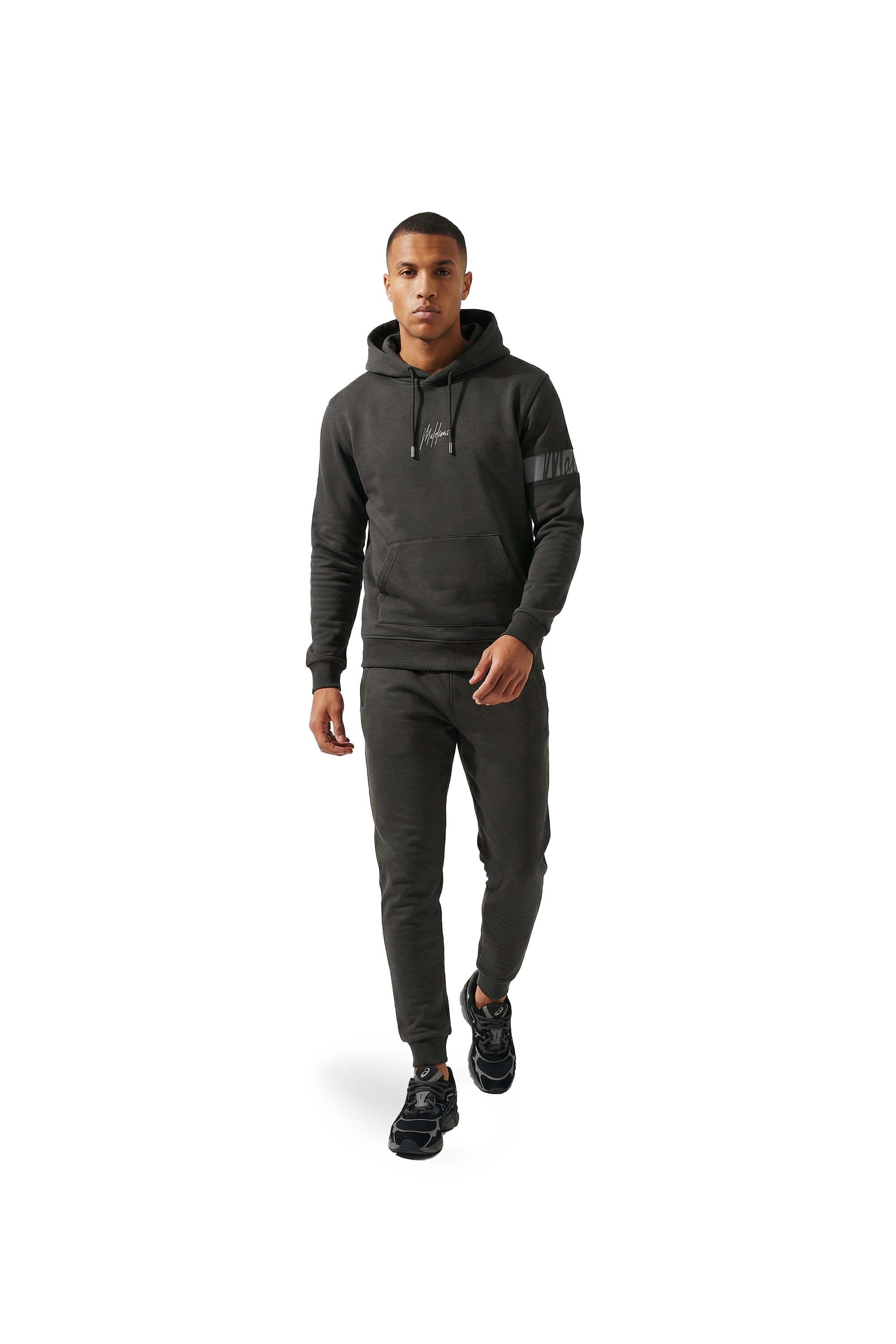 Malelions Men Captain Hoodie | Antra Grey