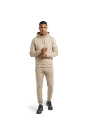 Malelions Men Captain Hoodie | Light Taupe