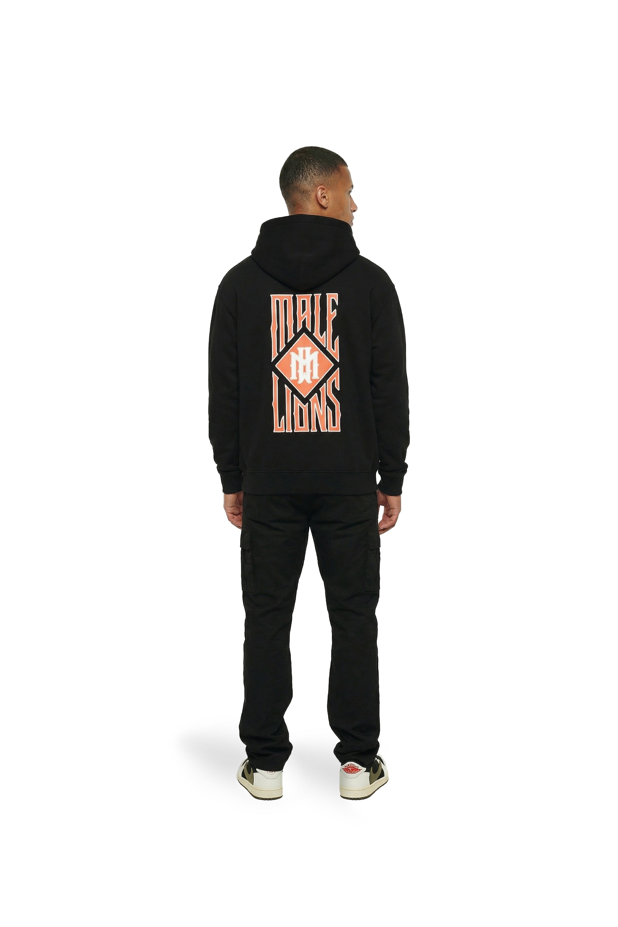 Malelions Men Gothic Tile Hoodie | Black