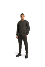 Malelions Men Striped Signature Sweater | Vintage Green