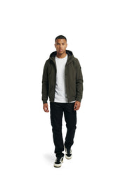 Malelions Men Placket Softshell Jacket | Vintage Green