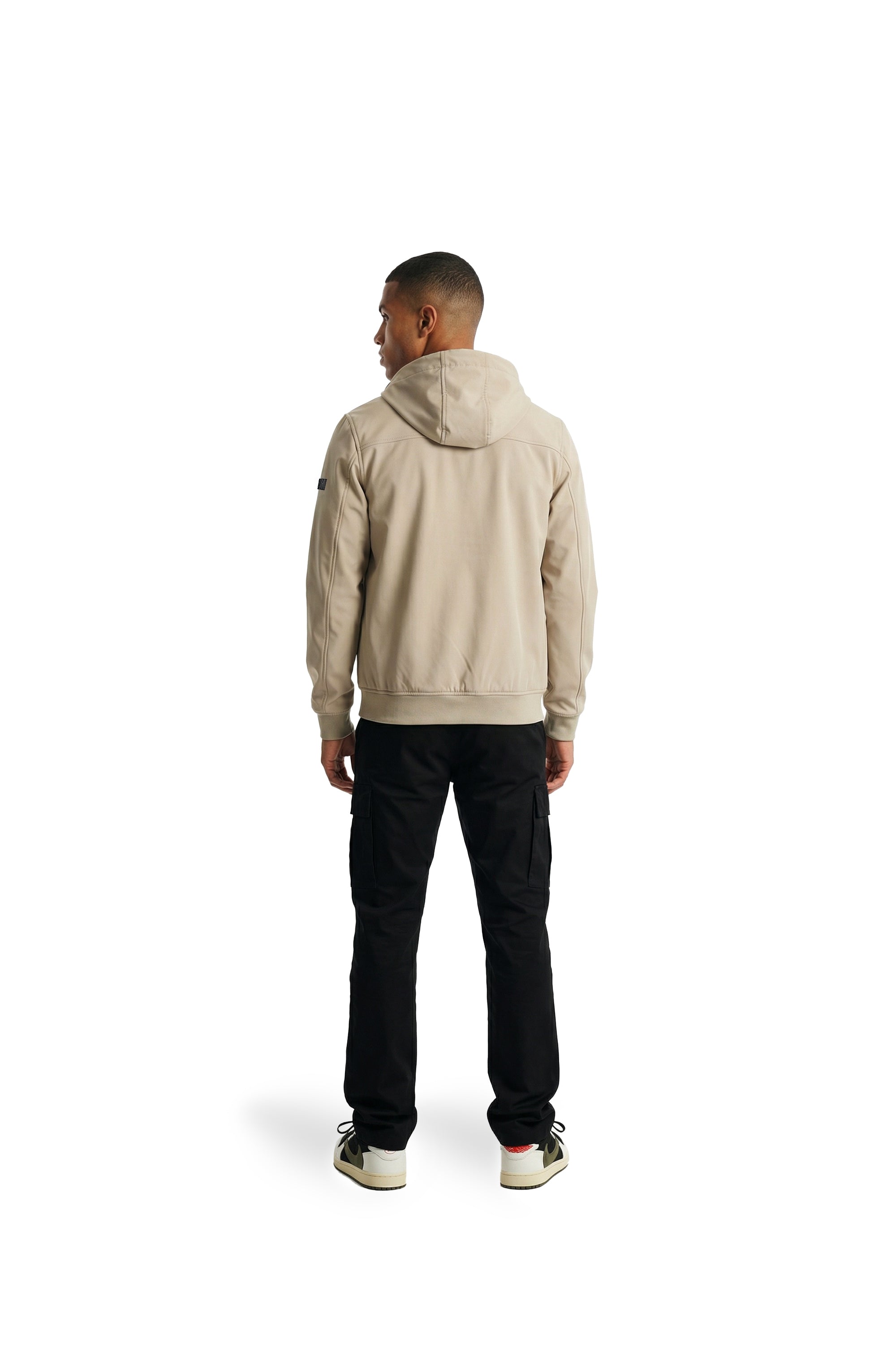 Malelions Men Placket Softshell Jacket | Sand