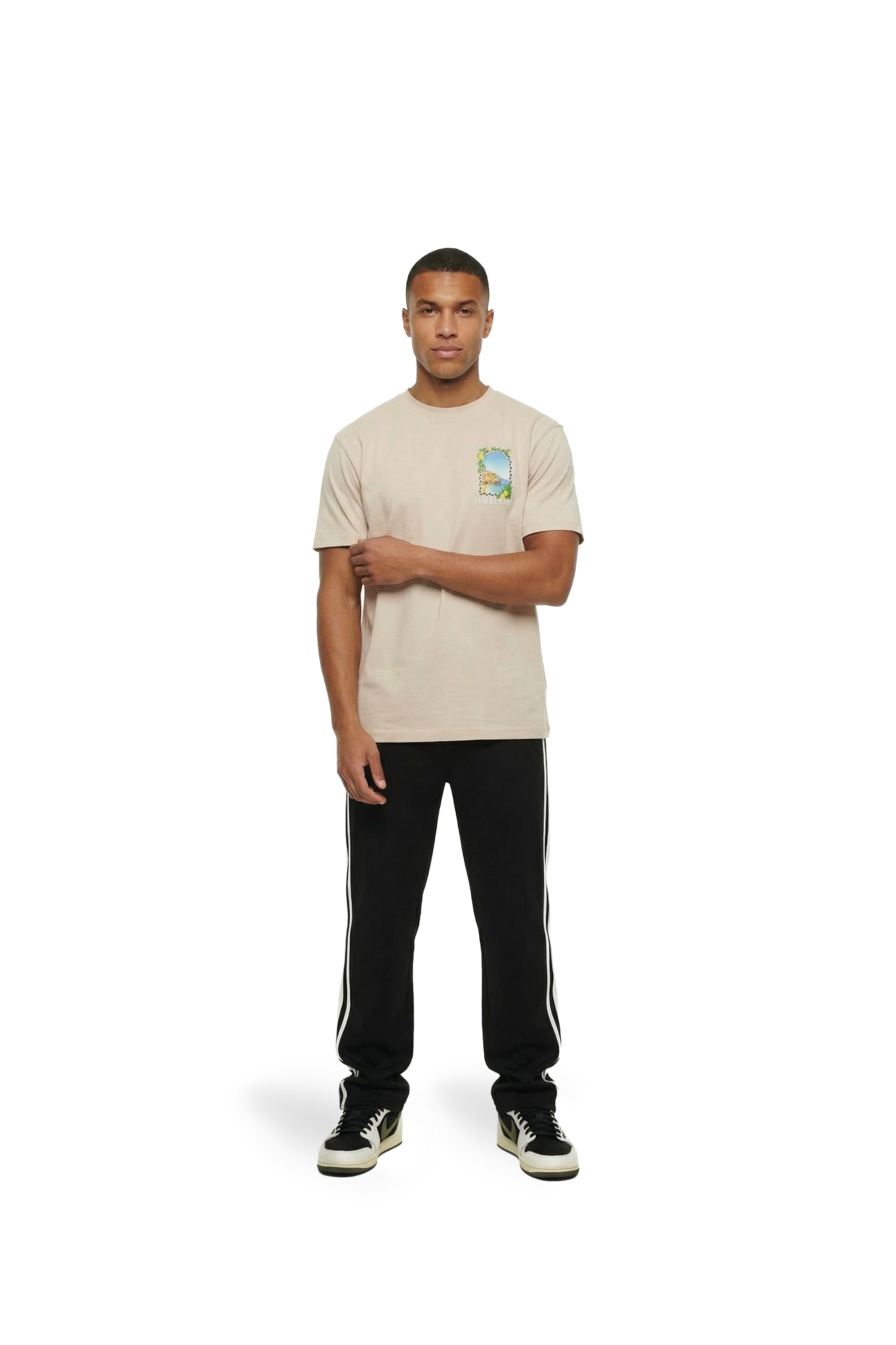 Malelions Men Amalfi Window T-Shirt | Light Pink