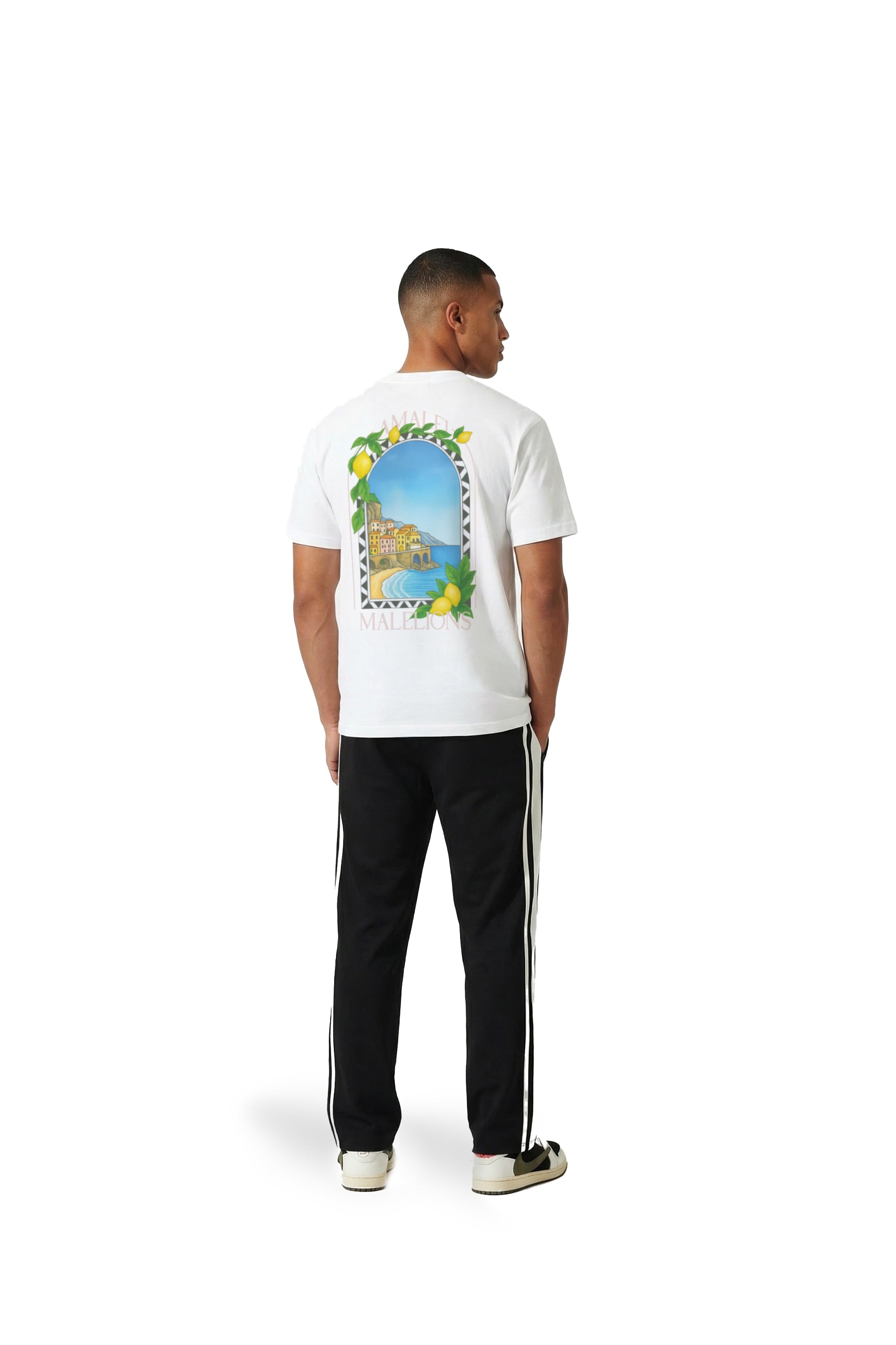 Malelions Men Amalfi Window T-Shirt - wit - Malelions
