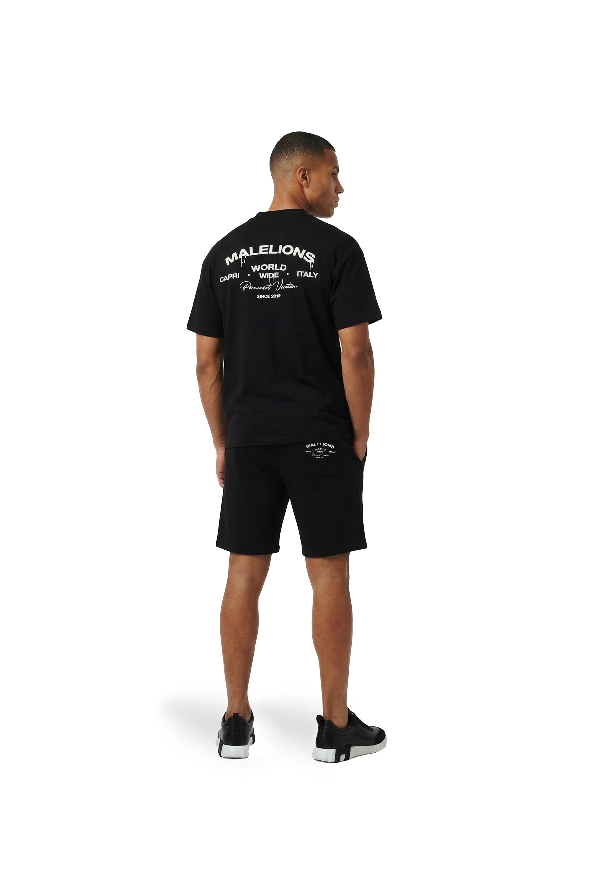 Malelions Men Permanent Vacation Shorts | Black