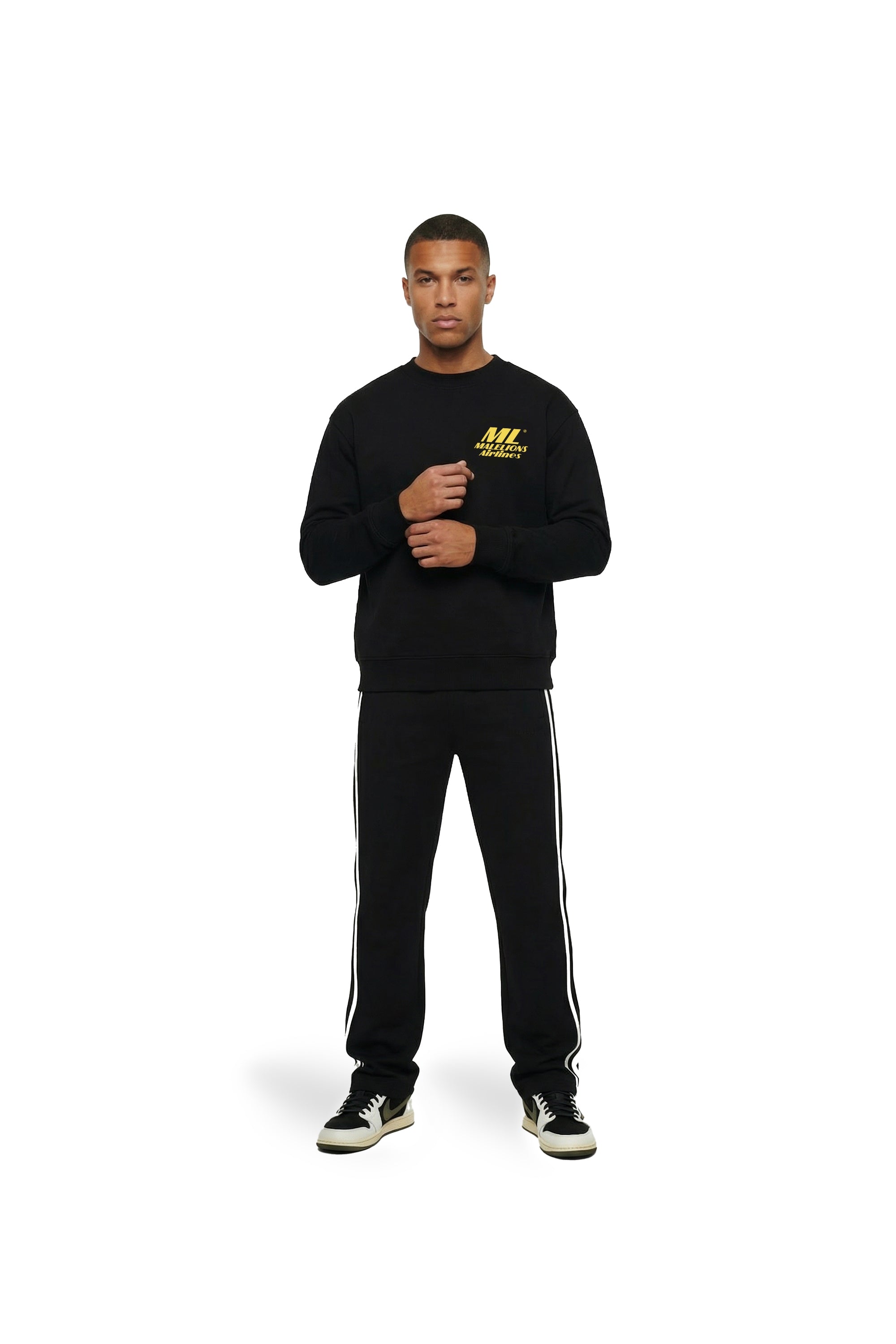 Malelions Men Coastline Sweater | Black