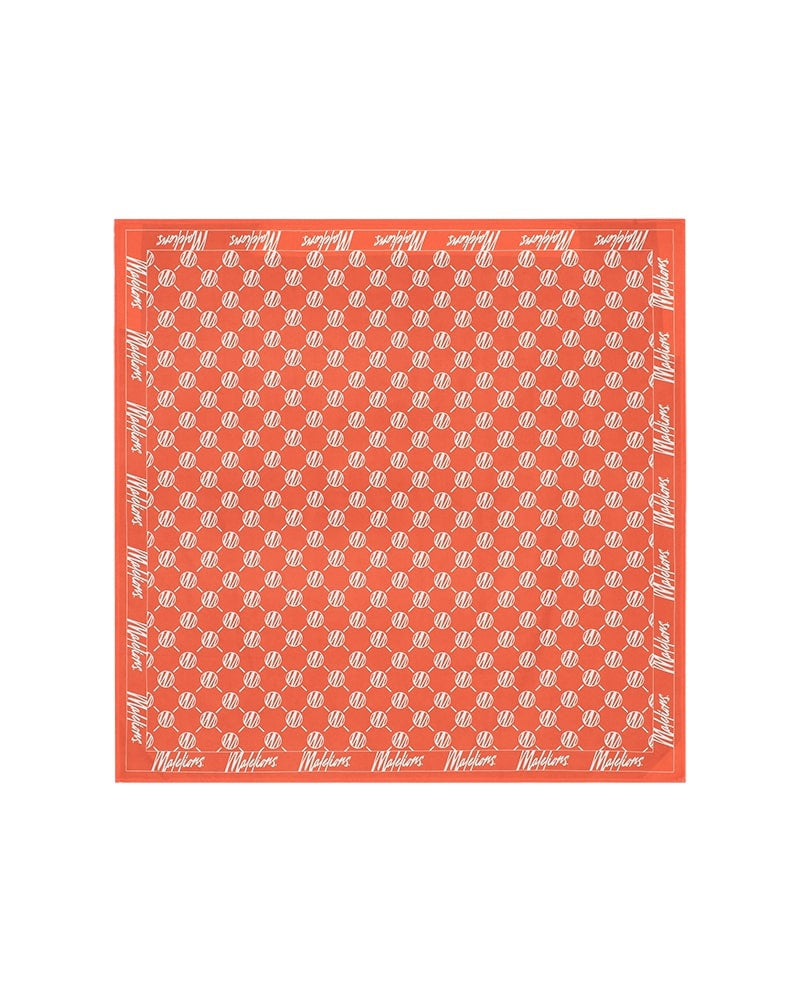  Malelions Monogram Bandana | Orange