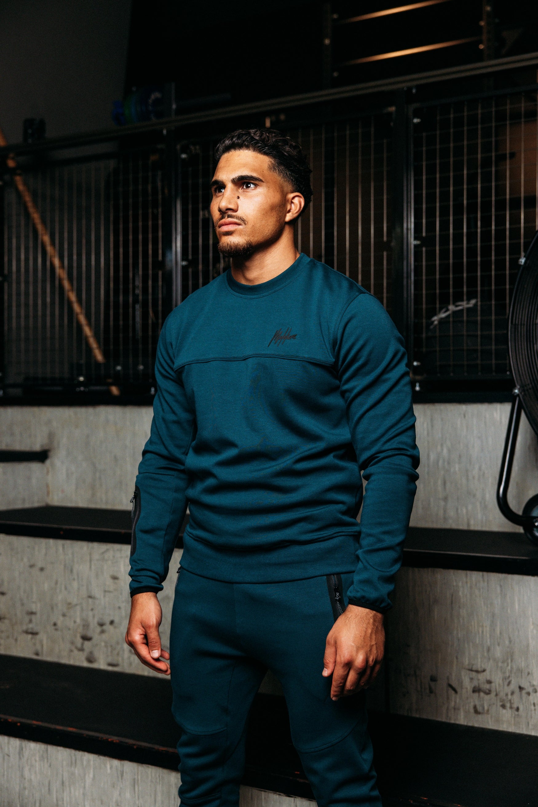 Malelions Sport Counter Sweater | Petrol