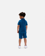 Malelions Junior Toweling Polo | Indigo