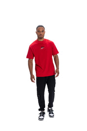 Malelions Men Split T-Shirt | Red/White