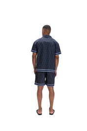 Malelions Herren-Monogramm-Shorts | Schwarz