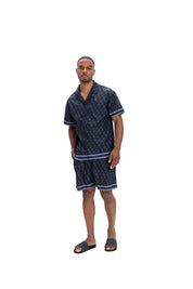 Malelions Herren-Monogramm-Shorts | Schwarz